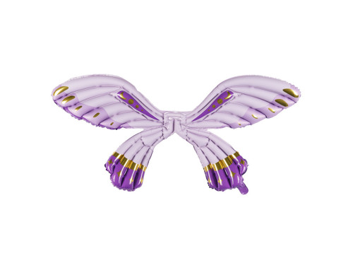 Foil balloon Butterfly Wings - violet, 102 x 50 cm