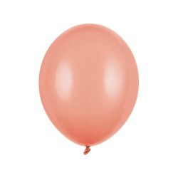 Strong latex balloons - Pastel Peach, 27 cm, 10 pcs.