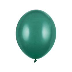 Balony lateksowe Strong - Pastel Bottle Green, 27 cm, 10 szt.