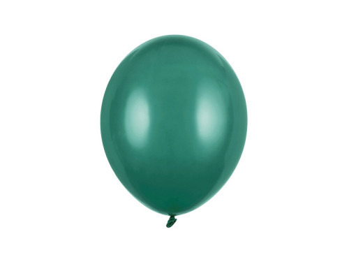 Strong latex balloons - Pastel Bottle Green, 27 cm, 10 pcs.