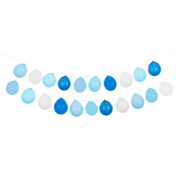 Balloon garland 3in1 - blue, 20 balloons