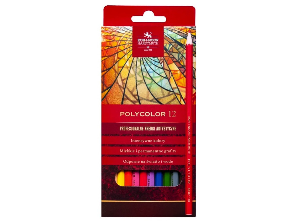 Set of Artist's Colored Pencils - Koh-I-Noor - 12 pcs.