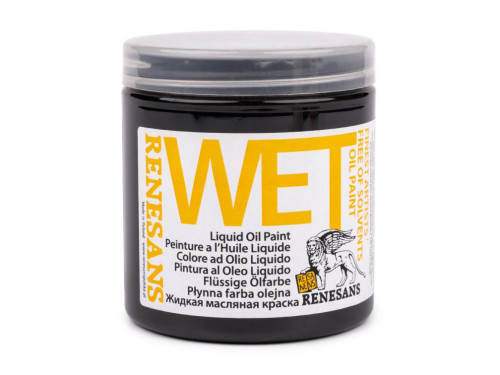 Farba olejna Wet - Renesans - czarna, 250 ml
