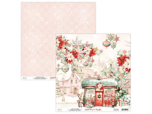 Scrapbooking paper 30,5 x 30,5 cm - Mintay - Merry & Joy 03