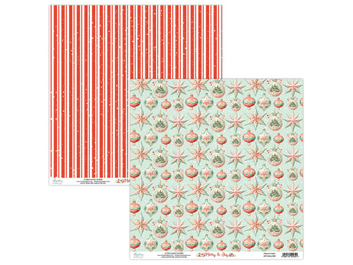 Scrapbooking paper 30,5 x 30,5 cm - Mintay - Merry & Joy 04