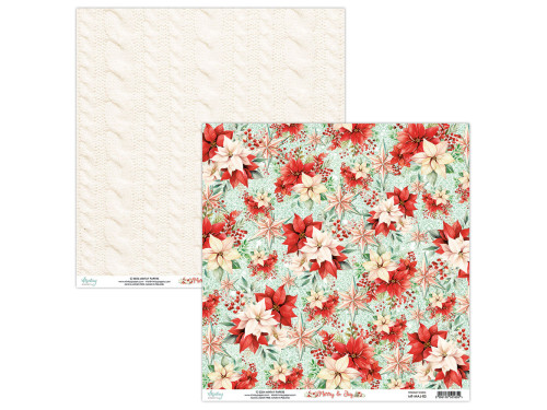 Scrapbooking paper 30,5 x 30,5 cm - Mintay - Merry & Joy 05