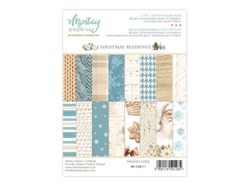 Add-on paper pack - Mintay - Christmas Blessings