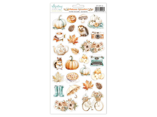 Zestaw naklejek papierowych 15,2 x 20,3 cm - Mintay - Autumn Splendor