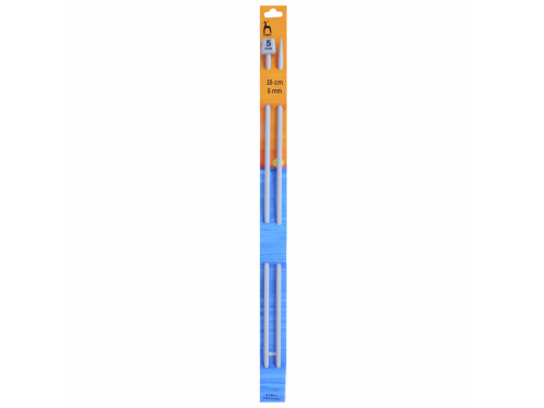 Teflon-coated knitting needles - Pony - 5 mm, 35 cm