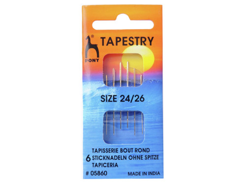Set of tapestry needles - Pony - size 3-9, 20 pcs.