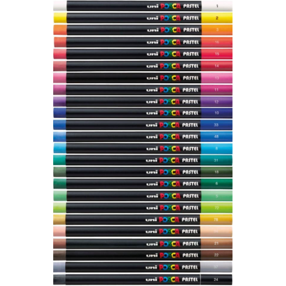 Kredka pastelowa Posca Pastel - Uni Posca - Dark Olive