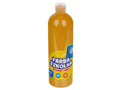 Farba szkolna plakatowa - Astra - jasnobrązowa, 500 ml