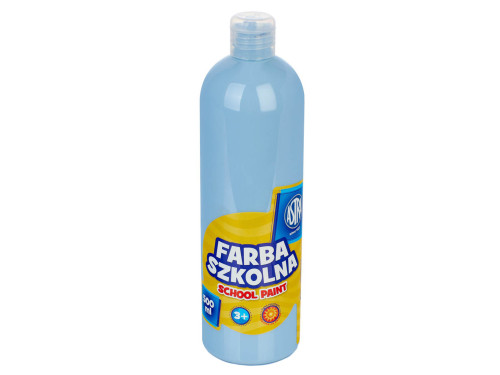 Farba szkolna plakatowa - Astra - błękitna, 500 ml