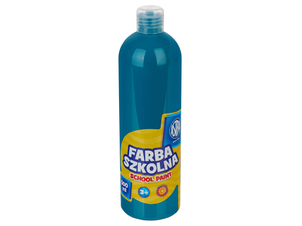 School poster paint - Astra - turquoise, 500 ml