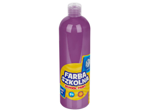 Farba szkolna plakatowa - Astra - śliwkowa, 500 ml