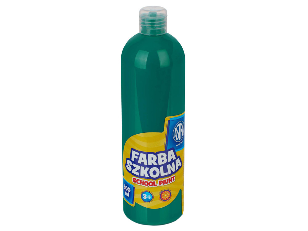 Farba szkolna plakatowa - Astra - szmaragdowa, 500 ml