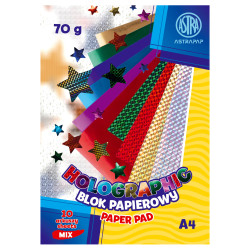 Holographic Paper Pad A4 - Astra - 70 g, 10 sheets