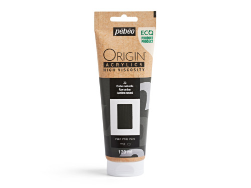 Origin Acrylics acrylic paint - Pébéo - 33, Raw Umber, 120 ml