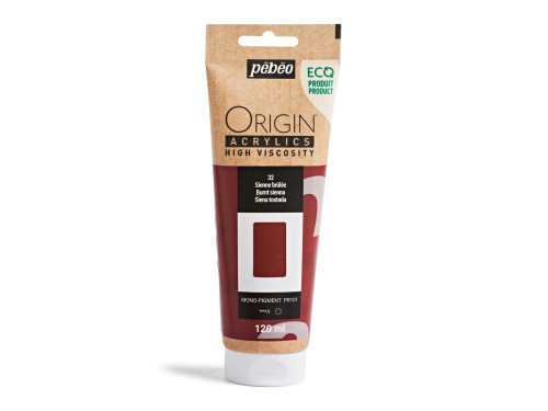 Origin Acrylics acrylic paint - Pébéo - 32, Burnt Sienna, 120 ml