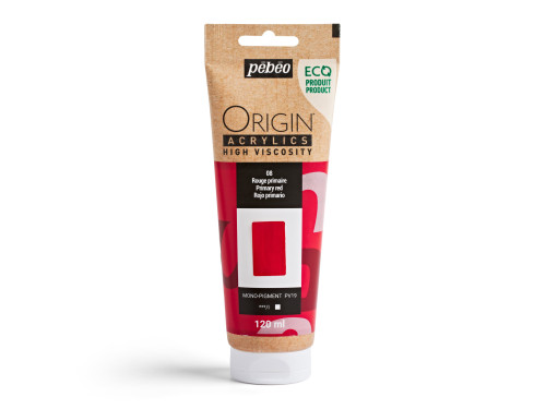 Farba akrylowa Origin Acrylics - Pébéo - 08, Primary Red, 120 ml
