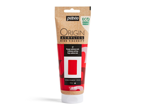 Origin Acrylics acrylic paint - Pébéo - 07, Cadmium Red Hue, 120 ml