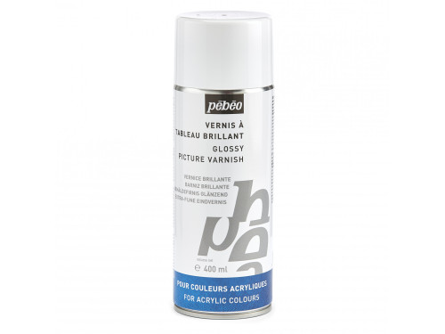 Spray varnish for acrylic paints - Pébéo - glossy, 400 ml