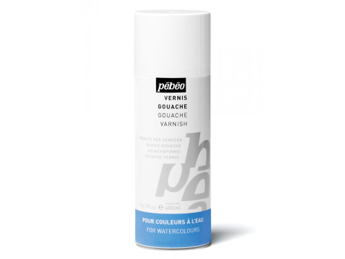 Spray varnish for gouache and watercolors - Pébéo - satine, 400 ml