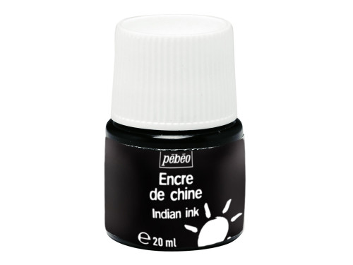 Indian Ink - Pébéo - black, 20 ml