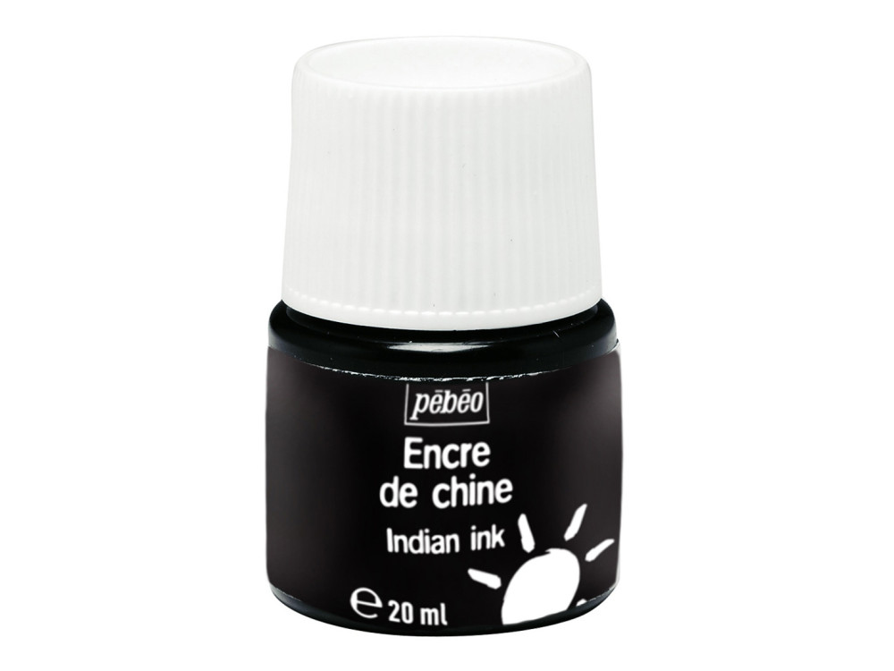 Tusz kreślarski Indian Ink - Pébéo - czarny, 20 ml