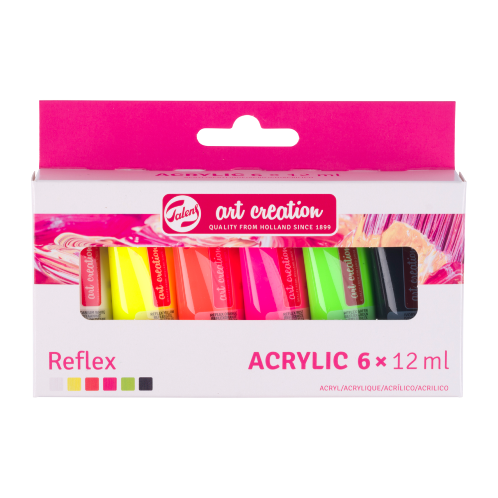 Talens Art Creation Acrilico 750 Ml - Colore Nero Avorio (Elfenbeinschwarz) - Pittura Acrilica In Bottiglia