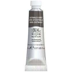 Watercolor paint Professional Watercolour - Winsor & Newton - Ostwald Grey, 5 ml