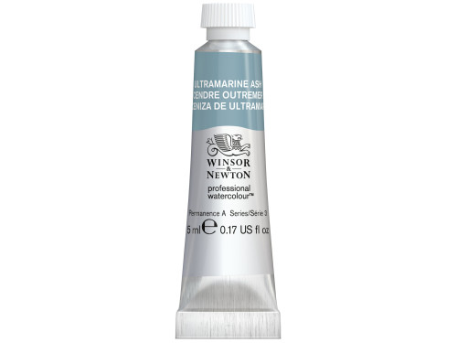 Farba akwarelowa Professional Watercolour - Winsor & Newton - Ultramarine Ash, 5 ml