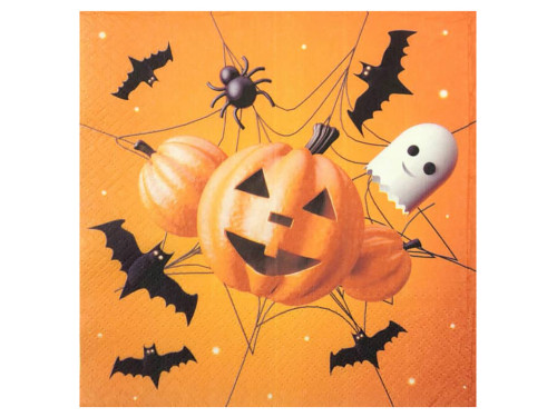 Decorative napkins - Paw - Funny Halloween, 20 pcs.