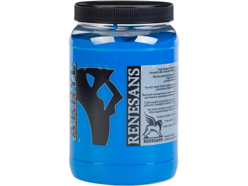 Farba akrylowa A'kryl - Renesans - 40, błękit kobaltowy, 500 ml