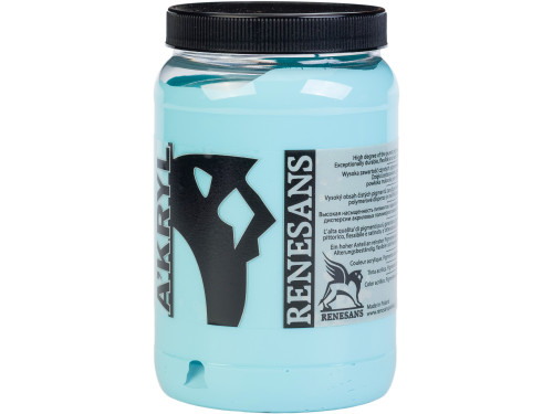 Farba akrylowa A'kryl - Renesans - 39, turkusowy, 500 ml