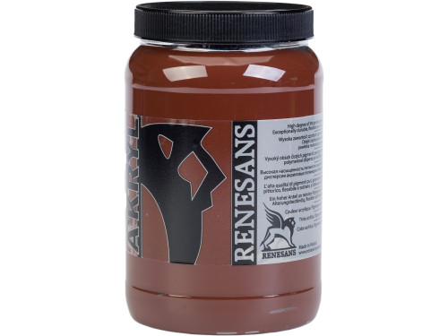 Acrylic A'kryl paint - Renesans - 26, Van Dyck brown, 500 ml