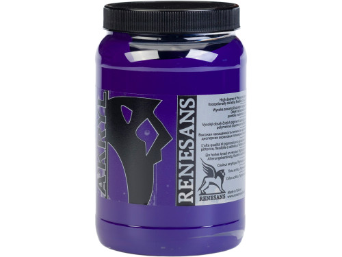 Acrylic A'kryl paint - Renesans - 23, violet, 500 ml