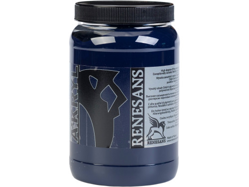 Acrylic A'kryl paint - Renesans - 22, navy blue, 500 ml