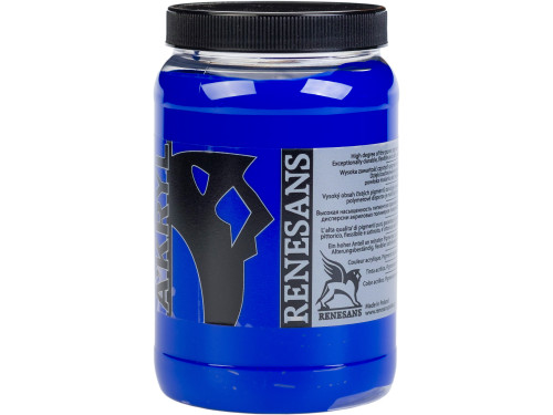Farba akrylowa A'kryl - Renesans - 21, ultramaryna, 500 ml