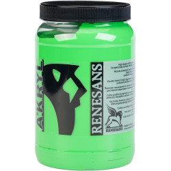 Acrylic A'kryl paint - Renesans - 14, bright green, 500 ml