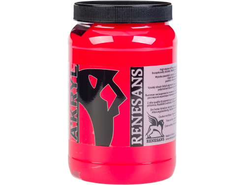 Acrylic A'kryl paint - Renesans - 11, carmine, 500 ml