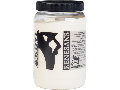 Acrylic A'kryl paint - Renesans - 02, antique white, 500 ml