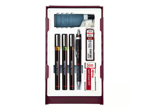 Set of Isograph drawing pens Combi College - Rotring