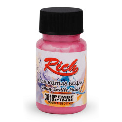 Fabric paint Opaque - Rich - Pink, 50 ml