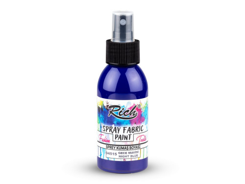 Fabric spray paint - Rich - Night Blue, 100 ml