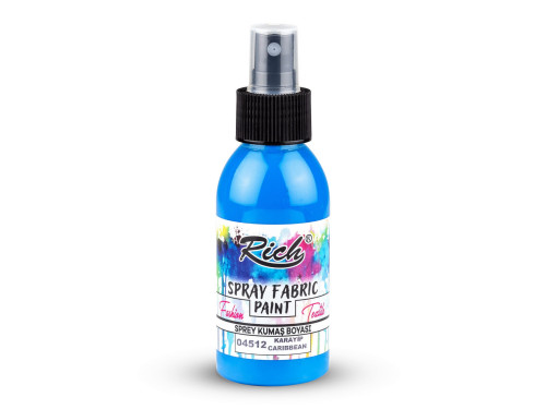 Fabric spray paint - Rich - Caribbean, 100 ml