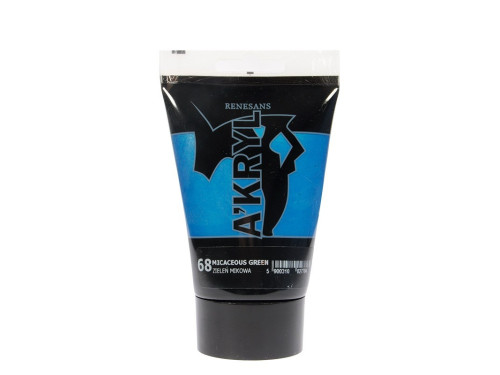 Farba akrylowa A'kryl - Renesans - zieleń mikowa, 100 ml