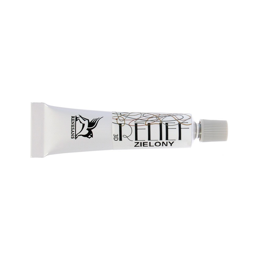 Konturówka relief Deco - Renesans - zielona, 20 ml