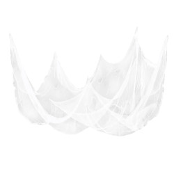 Halloween tablecloth Spider Web - white, 210 x 300 cm