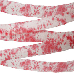 Halloween decoration bloody bandage - 8 cm x 10 m